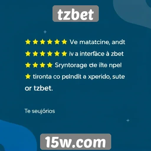 experiência do usuário no site tzbet é bem avaliada